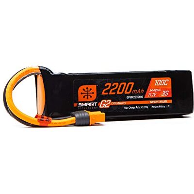 Spektrum SPMX223S100 2200mAh 3S 11.1V Smart G2 LiPo 100C IC3, Multi Spektrum SPMX223S100 2200mAh 3S 11.1V Smart G2 LiPo 100C IC3, Multi
