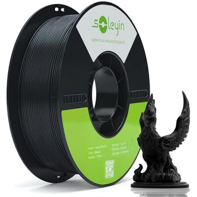 Creality Soleyin Ultra PLA Filament 1,75mm 1kg, Matte Schwarz Creality Soleyin Ultra PLA Filament 1,75mm 1kg, Matte Schwarz
