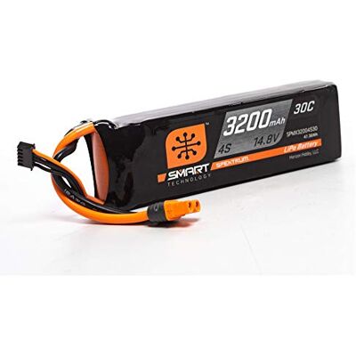 Spektrum 14,8 V 3200 mAh 4S 30C Smart LiPo-Akku: IC3 Spektrum 14,8 V 3200 mAh 4S 30C Smart LiPo-Akku: IC3