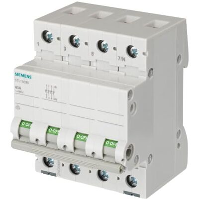 Siemens 5TL Trennschalter 3-polig DIN-Hutschiene 32A 3-phasig Siemens 5TL Trennschalter 3-polig DIN-Hutschiene 32A 3-phasig
