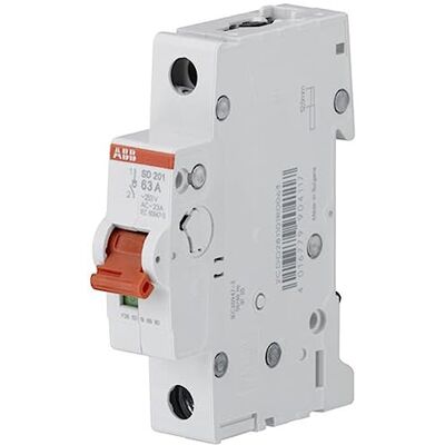 ABB SD201 Trennschalter 1P-polig 40A 60 V dc, 253V ac Pro M Compact Schließer ABB SD201 Trennschalter 1P-polig 40A 60 V dc, 253V ac Pro M Compact Schließer