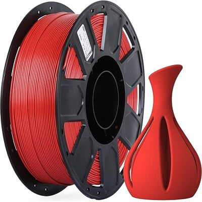 Creality Ender PLA Filament für 3D-Drucker, 1,75mm 3D Druck Filament, 1kg Spule, Maßgenauigkeit +/- 0,02mm, passend für die meisten FDM 3D Drucker, Rot Creality Ender PLA Filament für 3D-Drucker, 1,75mm 3D Druck Filament, 1kg Spule, Maßgenauigkeit +/- 0,02mm, passend für die meisten FDM 3D Drucker, Rot