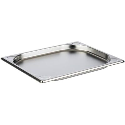 APS 81200 GN-Behälter 1/2, Gastronormbehälter Edelstahl/Abmessungen 265 x 325 mm/Höhe 20 mm/Volumen 1 Liter APS 81200 GN-Behälter 1/2, Gastronormbehälter Edelstahl/Abmessungen 265 x 325 mm/Höhe 20 mm/Volumen 1 Liter