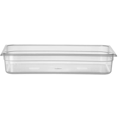 HENDI Gastronormbehälter, Temperaturbeständig von -40° bis 80°C, Geruchs- und geschmackneutral, ohne Deckel, 12L, Polypropylen, GN1/1, 530x325x(H) 100mm, Transparent HENDI Gastronormbehälter, Temperaturbeständig von -40° bis 80°C, Geruchs- und geschmackneutral, ohne Deckel, 12L, Polypropylen, GN1/1, 530x325x(H) 100mm, Transparent