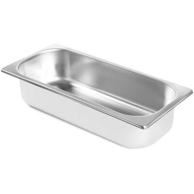HENDI Eiscremebehälter, geeignet für den Einsatz in Eistheken und Tiefkühlschränken, Wandstärke 0,8mm, Eiscreme, Eisbehälter, 3,6L, 360x165x(H)80mm, Edelstahl HENDI Eiscremebehälter, geeignet für den Einsatz in Eistheken und Tiefkühlschränken, Wandstärke 0,8mm, Eiscreme, Eisbehälter, 3,6L, 360x165x(H)80mm, Edelstahl