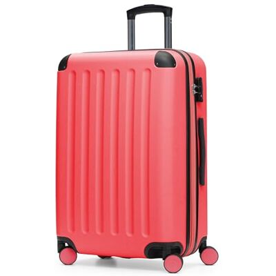 Hauptstadtkoffer Spree Hartschalenkoffer Rollkoffer, erweiterbarer Reisekoffer, TSA, 4 Rollen, 65 cm, 74 Liter, Koralle Hauptstadtkoffer Spree Hartschalenkoffer Rollkoffer, erweiterbarer Reisekoffer, TSA, 4 Rollen, 65 cm, 74 Liter, Koralle
