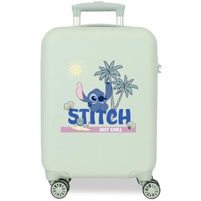 Disney Joumma Stitch Just Chill Grüner Kabinenkoffer 33 x 50 x 20 cm, starr, 2 kg, seitliches Zahlenschloss, ABS, 2 kg, 33 l, Handgepäck Disney Joumma Stitch Just Chill Grüner Kabinenkoffer 33 x 50 x 20 cm, starr, 2 kg, seitliches Zahlenschloss, ABS, 2 kg, 33 l, Handgepäck