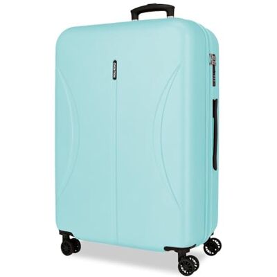 Roll Road Formentera Koffer, mittelgroß, 46 x 65 x 24 cm, starres ABS-Kombinationsschloss, integriert, 56L 3.4 kg, 4 Doppelräder, hellblau Roll Road Formentera Koffer, mittelgroß, 46 x 65 x 24 cm, starres ABS-Kombinationsschloss, integriert, 56L 3.4 kg, 4 Doppelräder, hellblau