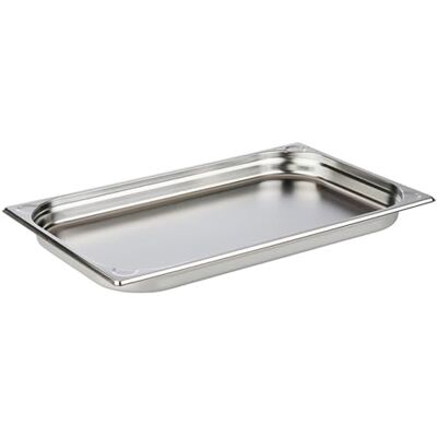 APS 81101 GN-Behälter 1/1, Gastronormbehälter Edelstahl rostfrei/Abmessungen 32,5 x 53 cm/Tiefe 40 mm/Volumen 5 Liter APS 81101 GN-Behälter 1/1, Gastronormbehälter Edelstahl rostfrei/Abmessungen 32,5 x 53 cm/Tiefe 40 mm/Volumen 5 Liter
