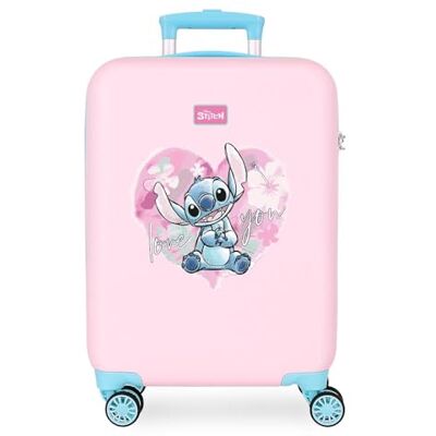 Disney Joumma Heart Stitch Pink Kabinenkoffer 38 x 55 x 20 cm, starr, 2 kg, Zahlenschloss an der Seite, ABS, 2 kg, 35 l, Handgepäck Disney Joumma Heart Stitch Pink Kabinenkoffer 38 x 55 x 20 cm, starr, 2 kg, Zahlenschloss an der Seite, ABS, 2 kg, 35 l, Handgepäck