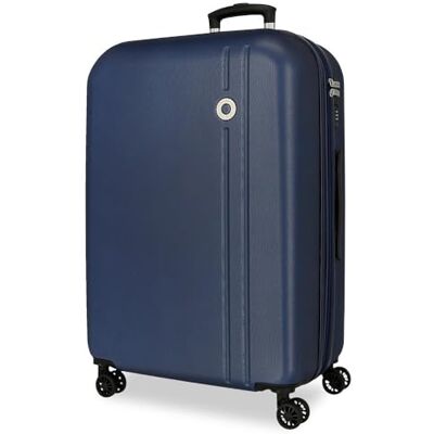 Roll Road Menorca Marinekoffer, Größe M, 46 x 65 x 24 cm, starres ABS-Kombinationsschloss, integriert, 56L 3.45kg, 4 Doppelrollen, ausziehbar Roll Road Menorca Marinekoffer, Größe M, 46 x 65 x 24 cm, starres ABS-Kombinationsschloss, integriert, 56L 3.45kg, 4 Doppelrollen, ausziehbar