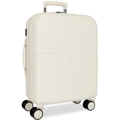 Pepe Jeans Highlight Kabinenkoffer, Beige, 40 x 55 x 20 cm, starr, 2,92 kg, integrierter TSA-Verschluss, ABS, 2,92 kg, 37 l, Handgepäck von Joumma Bags, Beige, Talla única, Kabinenkoffer Pepe Jeans Highlight Kabinenkoffer, Beige, 40 x 55 x 20 cm, starr, 2,92 kg, integrierter TSA-Verschluss, ABS, 2,92 kg, 37 l, Handgepäck von Joumma Bags, Beige, Talla única, Kabinenkoffer