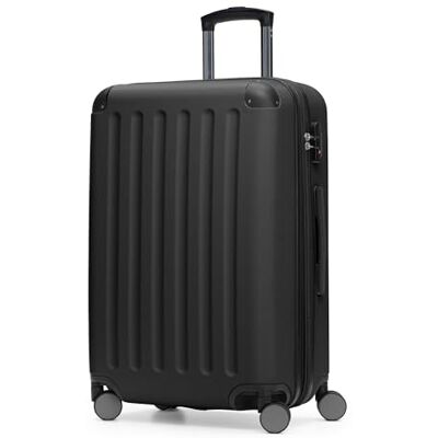 Hauptstadtkoffer Spree Mittelgroßer Hartschalenkoffer, TSA, 4 Rollen, Koffer, Trolley, Rollkoffer, Reisekoffer, Volumenerweiterung, 65 cm, 74 Liter, Schwarz Hauptstadtkoffer Spree Mittelgroßer Hartschalenkoffer, TSA, 4 Rollen, Koffer, Trolley, Rollkoffer, Reisekoffer, Volumenerweiterung, 65 cm, 74 Liter, Schwarz
