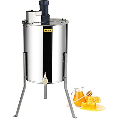 VEVOR Honigschleuder Elektrisch 140W Tangentialschleuder Edelstahl 4/8 Rähmchen Honigextractor 45mm Honigventil 1300U/min Elektro Honigschleuder 48x16/23cm Wabengröße Imkerei Bienenzüchter Zubehör VEVOR Honigschleuder Elektrisch 140W Tangentialschleuder Edelstahl 4/8 Rähmchen Honigextractor 45mm Honigventil 1300U/min Elektro Honigschleuder 48x16/23cm Wabengröße Imkerei Bienenzüchter Zubehör