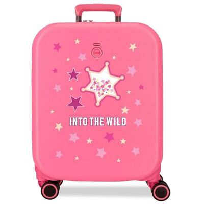 Enso Into The Wild Handgepäckkoffer, 40 x 55 x 20 cm, Robustes ABS 37L 3.16 kgs, ausziehbares Handgepäck, Rosa Enso Into The Wild Handgepäckkoffer, 40 x 55 x 20 cm, Robustes ABS 37L 3.16 kgs, ausziehbares Handgepäck, Rosa