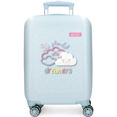 Enso Dreamer Kabinenkoffer, Blau, 33 x 50 x 20 cm, starr, ABS, 33 l, 2 kg, 4 Doppelrollen, Handgepäck, blau, Kabinenkoffer Enso Dreamer Kabinenkoffer, Blau, 33 x 50 x 20 cm, starr, ABS, 33 l, 2 kg, 4 Doppelrollen, Handgepäck, blau, Kabinenkoffer