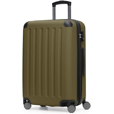 Hauptstadtkoffer Spree Mittelgroßer Hartschalenkoffer, TSA, 4 Rollen, Koffer, Trolley, Rollkoffer, Reisekoffer, Volumenerweiterung, 65 cm, 74 Liter, Avocado Hauptstadtkoffer Spree Mittelgroßer Hartschalenkoffer, TSA, 4 Rollen, Koffer, Trolley, Rollkoffer, Reisekoffer, Volumenerweiterung, 65 cm, 74 Liter, Avocado