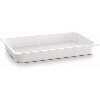 APS 83759 GN 1/1 Behälter "ECO LINE", 53 x 32,5 cm, Tiefe 65 mm, 7,1 Liter, Melamin, weiß APS 83759 GN 1/1 Behälter "ECO LINE", 53 x 32,5 cm, Tiefe 65 mm, 7,1 Liter, Melamin, weiß