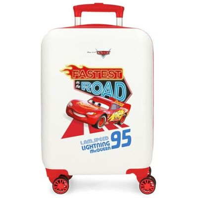 Disney Joumma Good Mood Kabinenkoffer, weiß, 33 x 50 x 20 cm, 34 x 55 x 20 cm, Fester ABS-Kunststoff, seitlicher Zahlenschloss, 28,4 l, 2 kg, 4 Doppelrollen, Handgepäck, Cars, Koffer 50 Disney Joumma Good Mood Kabinenkoffer, weiß, 33 x 50 x 20 cm, 34 x 55 x 20 cm, Fester ABS-Kunststoff, seitlicher Zahlenschloss, 28,4 l, 2 kg, 4 Doppelrollen, Handgepäck, Cars, Koffer 50