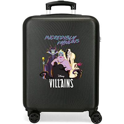 Disney Villains Unglaublich fabelhafter Kabinenkoffer, Schwarz, 38 x 55 x 20 cm, starres ABS, seitliches Zahlenschloss, 35 l, 2 kg, 4 Doppelrollen, Handgepäck Disney Villains Unglaublich fabelhafter Kabinenkoffer, Schwarz, 38 x 55 x 20 cm, starres ABS, seitliches Zahlenschloss, 35 l, 2 kg, 4 Doppelrollen, Handgepäck