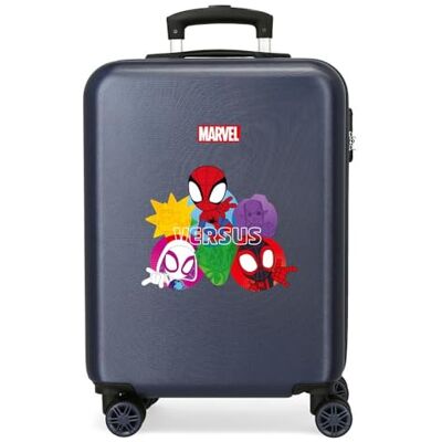 Marvel Joumma Spidey Versus Blauer Kabinenkoffer 38 x 55 x 20 cm, starres ABS, Zahlenschloss an der Seite, 35 l, 2 kg, 4 Doppelräder, Handgepäck Marvel Joumma Spidey Versus Blauer Kabinenkoffer 38 x 55 x 20 cm, starres ABS, Zahlenschloss an der Seite, 35 l, 2 kg, 4 Doppelräder, Handgepäck