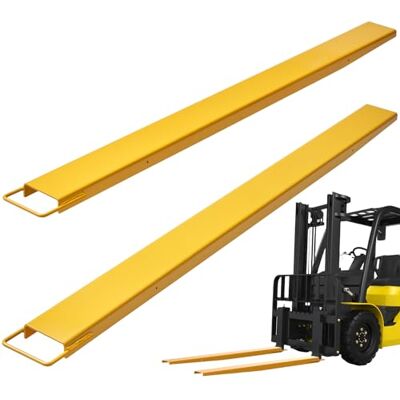 VEVOR 2er-Set Gabelverlängerungen 2130 mm Zinkenverlängerung 1,815 Tonnen Tragfähigkeit Gabelzinken Q235 Kohlenstoffstahl einteiliges Design Palettengabelverlängerung Kompatibel mit 106 mm Gabeln VEVOR 2er-Set Gabelverlängerungen 2130 mm Zinkenverlängerung 1,815 Tonnen Tragfähigkeit Gabelzinken Q235 Kohlenstoffstahl einteiliges Design Palettengabelverlängerung Kompatibel mit 106 mm Gabeln