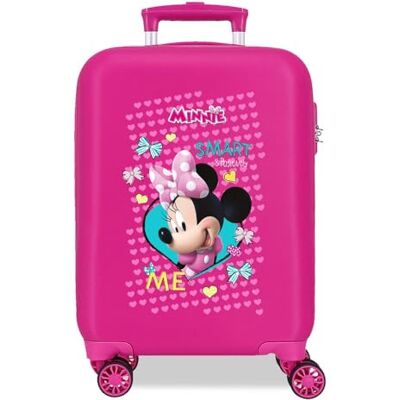Disney Joumma Enjoy Minnie-Kabinenkoffer, Rosa, 33 x 50 x 20 cm, Harter ABS-Kunststoff, seitlicher Kombinationsverschluss, 28,4 l, 2 kg, 4 Doppelrollen, Handgepäck, Rosa, Kabinenkoffer Disney Joumma Enjoy Minnie-Kabinenkoffer, Rosa, 33 x 50 x 20 cm, Harter ABS-Kunststoff, seitlicher Kombinationsverschluss, 28,4 l, 2 kg, 4 Doppelrollen, Handgepäck, Rosa, Kabinenkoffer