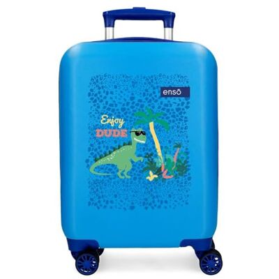 Enso Dino Kabinenkoffer, blau, 33 x 50 x 20 cm, Harter ABS-Kunststoff, seitlicher Kombinationsverschluss, 28,4 l, 2 kg, 4 Doppelräder, Gepäck, Hand, blau, 33 x 50 x 20 cm, Kabinenkoffer Enso Dino Kabinenkoffer, blau, 33 x 50 x 20 cm, Harter ABS-Kunststoff, seitlicher Kombinationsverschluss, 28,4 l, 2 kg, 4 Doppelräder, Gepäck, Hand, blau, 33 x 50 x 20 cm, Kabinenkoffer