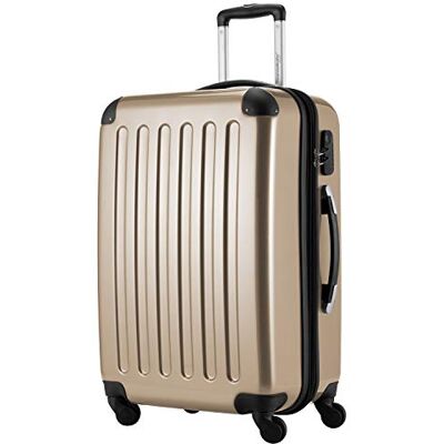 Hauptstadtkoffer Alex Mittelgroßer Hartschalenkoffer, 4 Rollen, Koffer, Trolley, Rollkoffer, Reisekoffer, Volumenerweiterung, 65 cm, 74 Liter, Champagner Hauptstadtkoffer Alex Mittelgroßer Hartschalenkoffer, 4 Rollen, Koffer, Trolley, Rollkoffer, Reisekoffer, Volumenerweiterung, 65 cm, 74 Liter, Champagner