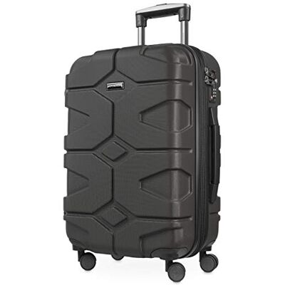 Hauptstadtkoffer X-Kölln Handgepäck Koffer Kabinen Hartschalen-Koffer Trolley Rollkoffer Reisekoffer, TSA, 4 Doppelrollen, 55 cm, 43-50 Liter, Graphite Hauptstadtkoffer X-Kölln Handgepäck Koffer Kabinen Hartschalen-Koffer Trolley Rollkoffer Reisekoffer, TSA, 4 Doppelrollen, 55 cm, 43-50 Liter, Graphite