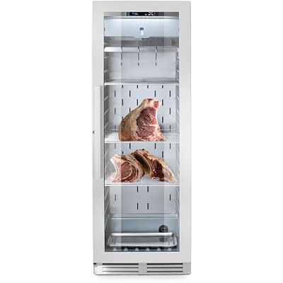 HENDI Fleischreifeschrank, Dry-Aging Reifeschrank, Dry Aged Kühlschrank, 352L, 220-240V, 170W, 595x710x(H)1720mm, Edelstahl HENDI Fleischreifeschrank, Dry-Aging Reifeschrank, Dry Aged Kühlschrank, 352L, 220-240V, 170W, 595x710x(H)1720mm, Edelstahl