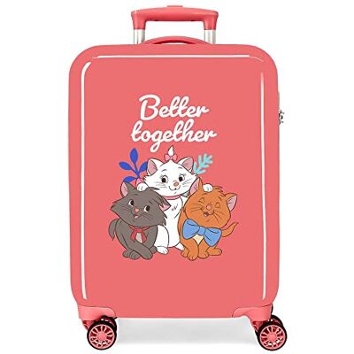 Disney Aristogatos Koffer, Korallen, 38 x 55 x 20 cm, starr, ABS-Kombinationsverschluss, seitlich 78 l, 2 kg, 4 Doppelrollen, Handgepäck, rot, kabinenkoffer Disney Aristogatos Koffer, Korallen, 38 x 55 x 20 cm, starr, ABS-Kombinationsverschluss, seitlich 78 l, 2 kg, 4 Doppelrollen, Handgepäck, rot, kabinenkoffer