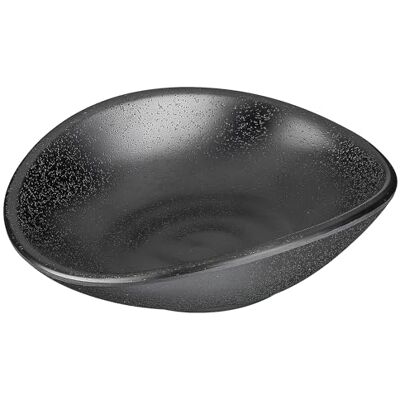 APS 83728 Schale ZEN, 13 x 11 cm, Höhe 3,5 cm, 0,1 Liter, Melamin, schwarz, Steinoptik APS 83728 Schale ZEN, 13 x 11 cm, Höhe 3,5 cm, 0,1 Liter, Melamin, schwarz, Steinoptik