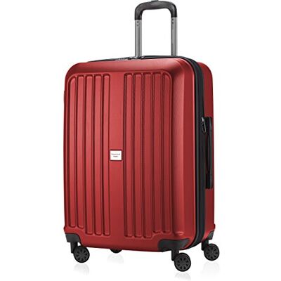 Hauptstadtkoffer X-Berg Hartschalen-Koffer Koffer Trolley Rollkoffer Reisekoffer, 4 Rollen, TSA, 75 cm, 90 Liter, Rot matt, 65 cm Hauptstadtkoffer X-Berg Hartschalen-Koffer Koffer Trolley Rollkoffer Reisekoffer, 4 Rollen, TSA, 75 cm, 90 Liter, Rot matt, 65 cm