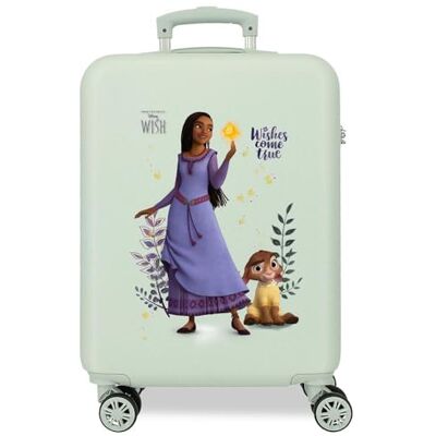 Disney Wishes Come True Kabinenkoffer, Grün, 38 x 55 x 20 cm, starr, ABS, Seitliche Kombination, 34 l, 2 kg, 4 Doppelrollen, Handgepäck, grün Disney Wishes Come True Kabinenkoffer, Grün, 38 x 55 x 20 cm, starr, ABS, Seitliche Kombination, 34 l, 2 kg, 4 Doppelrollen, Handgepäck, grün