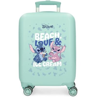 Disney Joumma Strand- & Love-Kabinenkoffer, Türkis, Blau, 33 x 50 x 20 cm, starr, ABS, seitlicher Kombinationsverschluss, 28 l, 2,2 kg, 4 Doppelräder, Handgepäck Disney Joumma Strand- & Love-Kabinenkoffer, Türkis, Blau, 33 x 50 x 20 cm, starr, ABS, seitlicher Kombinationsverschluss, 28 l, 2,2 kg, 4 Doppelräder, Handgepäck