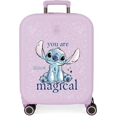 Disney Joumma You Are Magical Kabinenkoffer, Lila, 40 x 55 x 20 cm, starr, 3,22 kg, integrierter TSA-Verschluss, ABS, 3,22 kg, 37 l, Handgepäck Disney Joumma You Are Magical Kabinenkoffer, Lila, 40 x 55 x 20 cm, starr, 3,22 kg, integrierter TSA-Verschluss, ABS, 3,22 kg, 37 l, Handgepäck