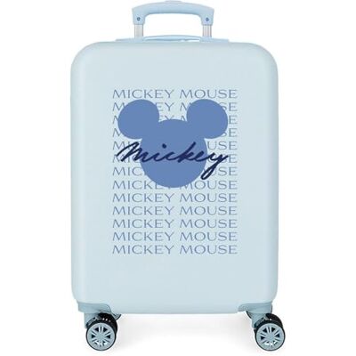 Disney Have a Good Time Mickey Signature Kabinenkoffer, Blau, 38 x 55 x 20 cm, starres ABS, seitlicher Kombinationsverschluss, 35 l, 2 kg, 4 Doppelrollen, Handgepäck Disney Have a Good Time Mickey Signature Kabinenkoffer, Blau, 38 x 55 x 20 cm, starres ABS, seitlicher Kombinationsverschluss, 35 l, 2 kg, 4 Doppelrollen, Handgepäck