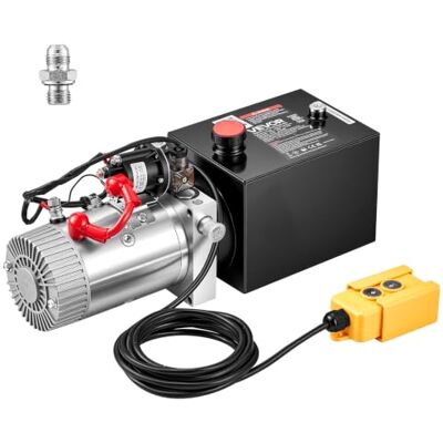 VEVOR Hydraulikpumpe Hydraulikaggregat 12V 3,8L Hydraulikaggregat 1600 W, Einfachwirkende Hydraulikpumpe Hydraulic Power Pack, 1 Gal Tank Hand Pump Hydraulikaggregat, für Aufzüge, Gabelstapler usw. VEVOR Hydraulikpumpe Hydraulikaggregat 12V 3,8L Hydraulikaggregat 1600 W, Einfachwirkende Hydraulikpumpe Hydraulic Power Pack, 1 Gal Tank Hand Pump Hydraulikaggregat, für Aufzüge, Gabelstapler usw.