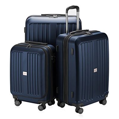 Hauptstadtkoffer X-Berg Koffer-Set Trolley Hartschale, TSA, 55 x 65 x 75 cm, 257 Liter, Dunkelblau matt Hauptstadtkoffer X-Berg Koffer-Set Trolley Hartschale, TSA, 55 x 65 x 75 cm, 257 Liter, Dunkelblau matt