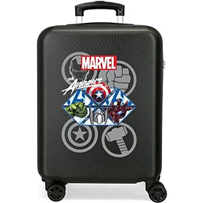 Roll Road Marvel Avengers The Avengers Heroes Kabinenkoffer Schwarz 38 x 55 x 20 cm Starres ABS Seitliches Zahlenschloss 34 L 2,74 kg 4 Doppelräder Handgepäck Roll Road Marvel Avengers The Avengers Heroes Kabinenkoffer Schwarz 38 x 55 x 20 cm Starres ABS Seitliches Zahlenschloss 34 L 2,74 kg 4 Doppelräder Handgepäck