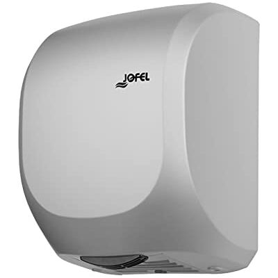 Jofel Optischer Hochleistungs-Händetrockner (400 Km/h) 1400W, trocken in 10 Sekunden, automatischer Händetrockner, Hepa-Filter, vandalismusgeschützt, AVE Robustes ABS-Gehäuse AA19300 Silber Jofel Optischer Hochleistungs-Händetrockner (400 Km/h) 1400W, trocken in 10 Sekunden, automatischer Händetrockner, Hepa-Filter, vandalismusgeschützt, AVE Robustes ABS-Gehäuse AA19300 Silber