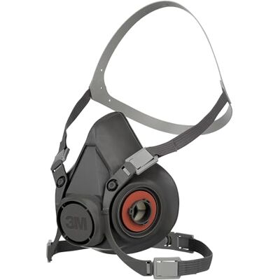 3M Mehrweg-Halbmaske, Atemschutz, Größe L, 6300, 1 Stück Maskenkörper ohne Filter 3M Mehrweg-Halbmaske, Atemschutz, Größe L, 6300, 1 Stück Maskenkörper ohne Filter