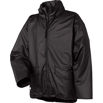 HH Workwear Helly Hansen Workwear Bekleidung Voss Regenjacke schwarz schwarz, XS HH Workwear Helly Hansen Workwear Bekleidung Voss Regenjacke schwarz schwarz, XS