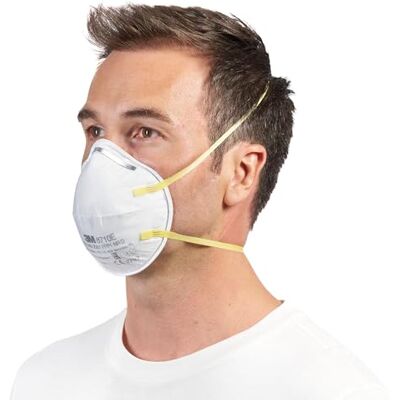 3M Deutschland 8710-PT Atemschutzmaske ohne Ventil P1, Inhalt 20, gelb, EN-Sicherheit zertifiziert 3M Deutschland 8710-PT Atemschutzmaske ohne Ventil P1, Inhalt 20, gelb, EN-Sicherheit zertifiziert