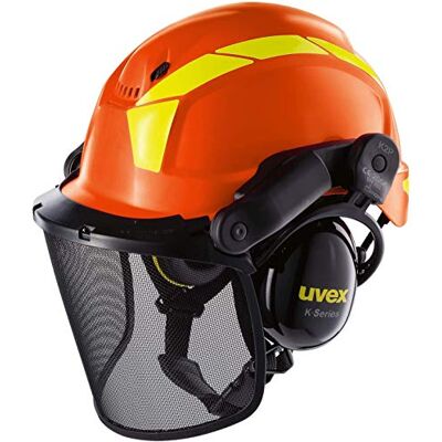 Uvex Pheos Forestry Forsthelm mit Gehör- und Gesichtsschutz SNR: 30dB Uvex Pheos Forestry Forsthelm mit Gehör- und Gesichtsschutz SNR: 30dB