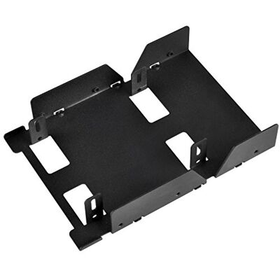 Silverstone SST-SDP08B-E Einbaurahmen 3.5" mit Halterung für 3x 2.5" SSD/HDD, schwarz Silverstone SST-SDP08B-E Einbaurahmen 3.5" mit Halterung für 3x 2.5" SSD/HDD, schwarz
