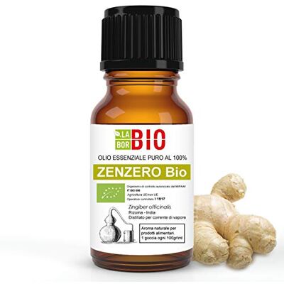 Laborbio IngwerÖl Bio Ätherisches Öl 100% Reines 5 ml Aromatherapie Kosmetik Therapeutische Laborbio IngwerÖl Bio Ätherisches Öl 100% Reines 5 ml Aromatherapie Kosmetik Therapeutische