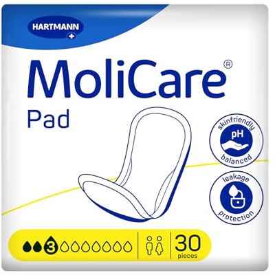 Molicare Pad 3 Tropfen Inkontinenzeinlagen für Männer und Frauen 30 St. Molicare Pad 3 Tropfen Inkontinenzeinlagen für Männer und Frauen 30 St.