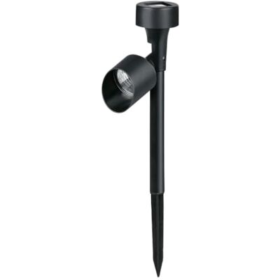 Grundig Solar-Gartenspot mit Erdspieß Warmweißes LED-Licht IP44 Wetterfest Neigbare Leuchte Automatische Dämmerungsschaltung 11 x 5 x 36,5 cm Schwarz Grundig Solar-Gartenspot mit Erdspieß Warmweißes LED-Licht IP44 Wetterfest Neigbare Leuchte Automatische Dämmerungsschaltung 11 x 5 x 36,5 cm Schwarz